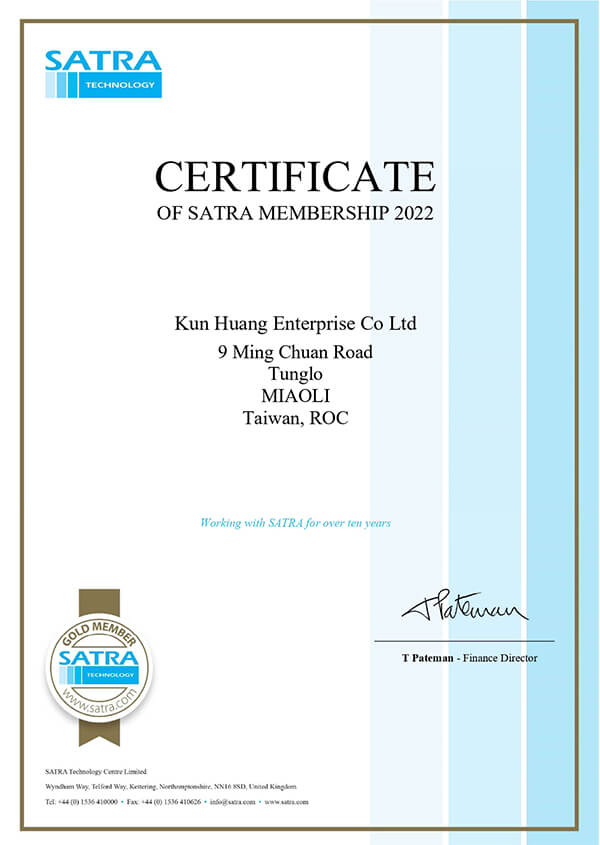 2022 SATRA Membership